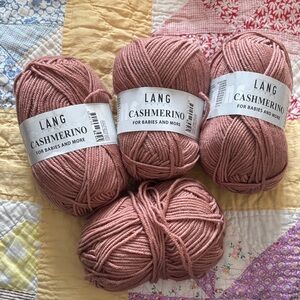 Lang Cashmerino Yarn in Pink